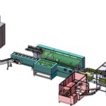 Automatic Multi-lane Stick Sachet Packaging Machine with Cartoon & Case System